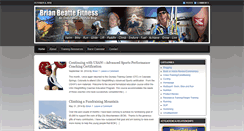 Desktop Screenshot of brianbeattefitness.com